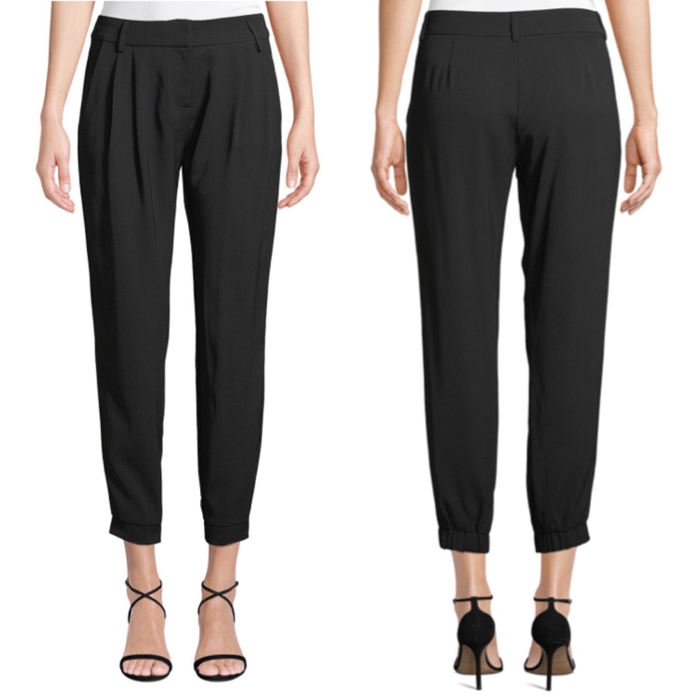 Parker Pleated Silk Joggers